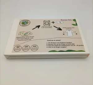 Eco Friendly 60 120Loads Zero Waste Laundry Detergent Sheets Plant Based Hypoallergenic No Plastic