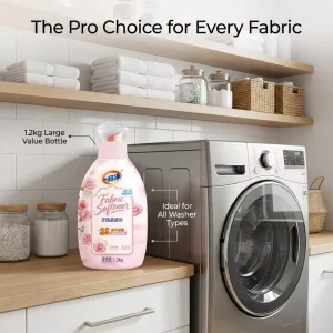 Eco-Friendly Concentrated Fabric Softener Liquid Oud Rose Fragrance Antibacterial Clothing Care Agent Private Label Supply