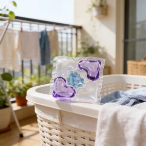 Eco Friendly Disposable Apparel Laundry Detergent Pods Color Protection Long Lasting Scent Deep Clean Anti Bacterial Features