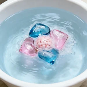 Eco Friendly Disposable Laundry Pods Detergent Softener Multi Effect Concentrated for Apparel