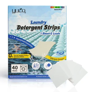 Eco Friendly Disposable Solid Hypoallergenic Liquidless Deep Cleaning Laundry Sheets Biodegradable Plastic Free Sensitive Skin