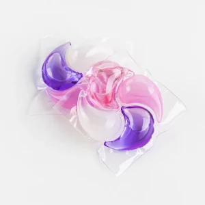 Eco Friendly Disposable Washing Machine Detergent Capsules Laundry Pods Low Foam 4 in 1 50% 80% Ingredients ISO Certified Color