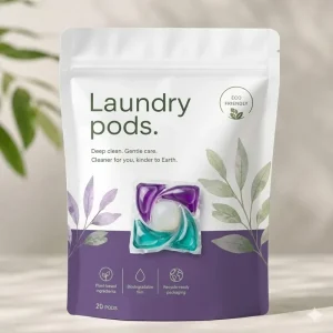 Cápsulas de Lavagem Ecológicas de Alta Concentração 18-22g, Limpeza Profunda, Antibacteriano, Amaciamento, Roupas de Longa Duração