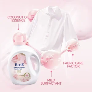 Eco Friendly Liquid Fabric Softener with Floral Scent Mild Surfactant for Apparel Dryer Use