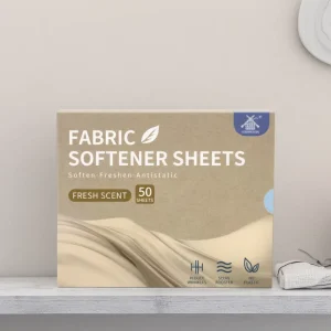 Eco Friendly Natural Plant Based Biodegradable Dryer Sheets Lavender Fragrance Fabric Softener Apparel Solid Helps