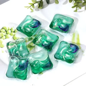 Eco-friendly 20g Laundry Detergent Pods High-efficiency Concentrated OEM ODM Custom Formula Water-soluble Film