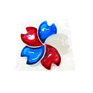 Viên Giặt Gel Thân Thiện Với Môi Trường Tùy Chỉnh Khử Vết Bẩn Hương Hoa Màu Tùy Chỉnh Thành Phần Hoạt Tính Cao Tự Động