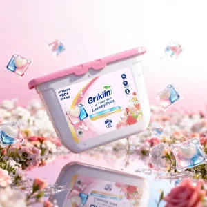 친환경 섬유 관리 세탁 팟, 아기용 10g, 항균 대량 세탁 세제 캡슐, 생분해성 세탁 팟 3 in 1