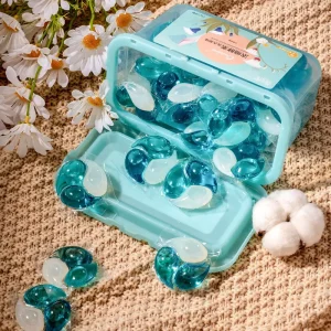 Eco-friendly OEM ODM Organic Laundry Detergent Pods Capsule Manufacturer 3 in 1 Tough Stain Removal Laundry Gel Ball Pacs
