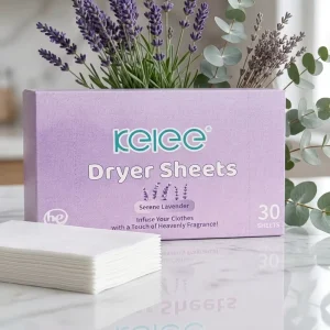 Fabric Softener Dryer Sheets Bulk Lavender Scent Natural Plant Based Fabric Softener Sheets