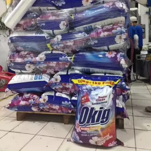 Factory Bulk Industrial Washing Powder 11kg Big Bags for Laundry Room Detergent Soap Powder