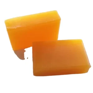 Factory Direct Sale Individually Wrapped Solid Cleansing Detergent Transparent Laundry Soap Bars in Yellow Color