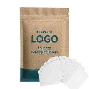 Factory Eco Friendly Laundry Detergent Sheets Biodegradable Fragrance Laundry Clean Sheets With Probiotic Remove Odor