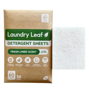 Factory OEM Private Label Organic Coconut Pva Free And Eco Friendly Feature Customized Washing Sheets Detergent Laundry Sheets
