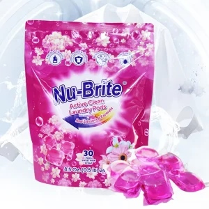 Factory Price OEM ODM Long Fragrance Laundry Capsules Disposable Washing Detergent Pods for Apparatus Convenient Gel Shape