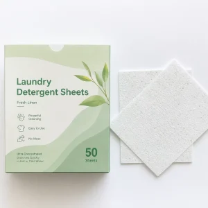 Factory Supply Laundry Detergent Sheets Eco Friendly Biodegradable High Efficiency Deep Cleaning Concentrated Washing Strips