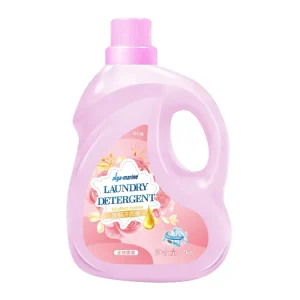 Factory Supply OEM Enzyme Liquid Laundry Detergent Alga marine 2kg Rose Lasting Fragrance Deep Clean Stains Gentle All Fabrics
