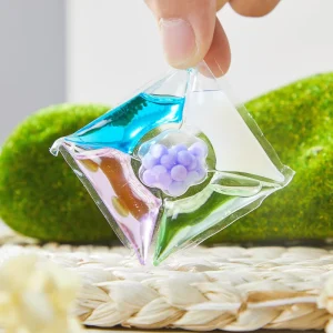 Five in One Eco Friendly Disposable Laundry Beads Stain Removal Child Lock Design Packaging Customization OEM & ODM