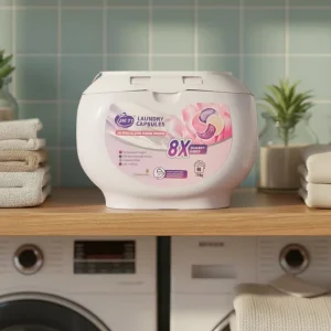 Free Sample 4 in 1 Fruit Scent Laundry Pods 12g Deep Clean Softener Fragrance Detergent OEM ODM Factory Direct