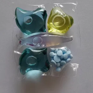 Gratis monster 5 in 1 waspods Wascapsule Frisse geur Snelle oplosbaarheid Diepe reiniging Zacht voor kleding