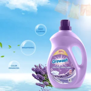 Free Sample Lavender Scent Liquid Laundry Detergent Deep Cleaning Paste Liquide Lessive Custom Clothing Washing Liquid