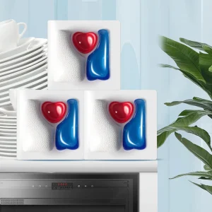Free Sample OEM Custom Bulk Dishwasher Pod Disposable Liquid Dishwashing Capsule