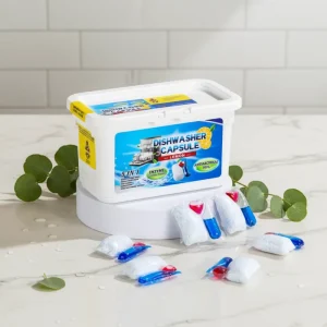 Free Samples 360g Dishwasher Pods OEM ODM Quick Cleaning Efficient Stain Removal Liquid Eco Friendly All In One