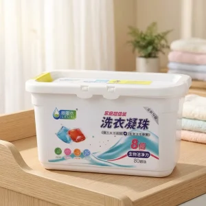 Muestras gratuitas de cápsulas de detergente líquido desechables ecológicas de alta calidad, 80 piezas de gel para limpieza ecológica de prendas