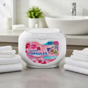 Free Samples OEM ODM 5 in 1 Cherry Laundry Pods Eco Friendly Bathroom Factory Direct Service 8g 60pcs Box Capsules