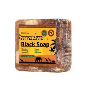 Handmade Herbal African Black Soap Bar Black Soap
