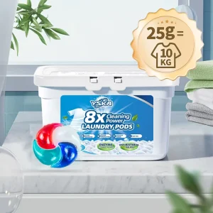 Heavy Duty Degreaser 25g Laundry Detergent Pods Lavender Floral Fragrance Capsules