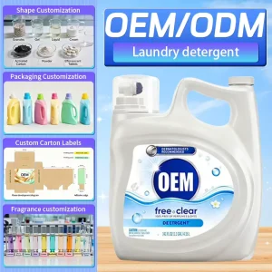 High-Efficiency Liquid Laundry Detergent for Deep Stain Removal Plant Extract