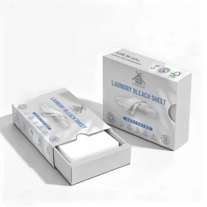High Efficiency Powerful Whitening Color Safe Concentrated Laundry Bleach Sheets