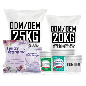 High Efficient 500g 25kg Laundry Detergent Powder OEM ODM Quality High Foam for Apparel for Whites