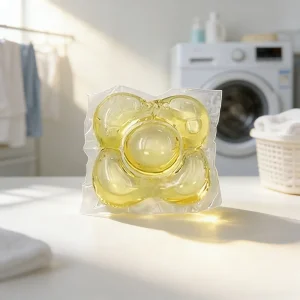 High Quality Eco Friendly Disposable Water Soluble Gel Film Laundry Pods Anti Bacterial Concentrated Laundry Detergent Capsules