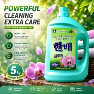 High Quality Fragrance Strong Antibacterial and Cleaning Ability Fresh Floral Laundry Detergent Factory 5L OEM ODM