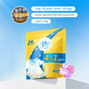 JL Ready Stock Laundry Pods No Minimum Order Fast Delivery Pure Friendly Multi Compartment Laundry Detergent Pods Moq 1 Bag