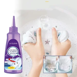 Jaysuing Deep Cleaning Stains Remover Multipurpose Clothes Cleaner Active Enzyme Laundry Detergent Liquid