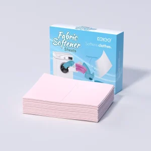 KELEE Biodegradable Hypoallergenic Laundry Softener Sheet Fragrance Free Fabric Softener Dryer Sheets