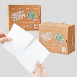 KELEE Eco Friendly Laundry Detergent Sheets Paper Washing Laundry Sheets Laundry Detergent Tablets