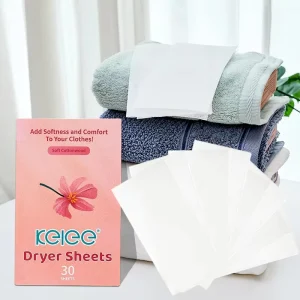 KELEE Laundry Fabric Softener Eco Friendly Strip Sheets Dryer Sheets Laundry Fabric Softener