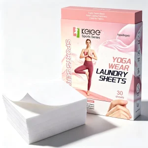 KELEE Laundry Sheets Eco friendly Refined Sportswear Safety Gentle Formula Laundry Slips Ready to Ship Sportswear Laundry Sheets