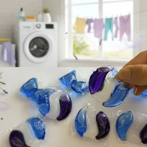 Cápsulas de Lavado Gel Protege Color Sin Fósforo y Fluorescentes Pods de Lavado