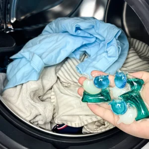 Laundry Detergent Pods 3 in 1 Efficient Powder and Gel Formula for 110 Loads Color Safe