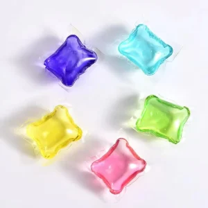 Laundry Pods High Concentrated Water Soluble Liquid Detergent Disposable Washing Detergent Pods Apparel Cleaning Laundry Soap