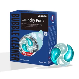 Laundry Pods Stain Removal Enzyme Formula Hypoallergenic 30 Loads Laundry Detergent Pacs