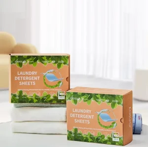 Laundry Sheets Factory Price Mess free Eco Friendly Laundry Detergent Sheets Biodegradable Laundry Tablets Detergent Sheet