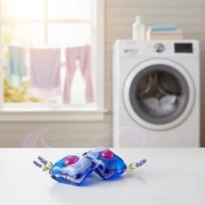 Lavender Scents Laundry Washing Pods Disposable Laundry Detergent Capsules Gels Detergent Natural