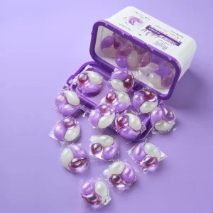 Lavender Style Laundry Detergent Laundry Liquid Lasting Freshness and Odor Removal Laundry Capsule Deodorant