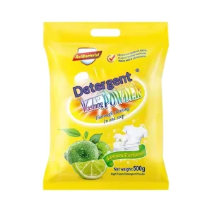 Lemon Scented Soap Powder Detergent 500g for Apparel Laundry in Household and Hotel Guest Rooms